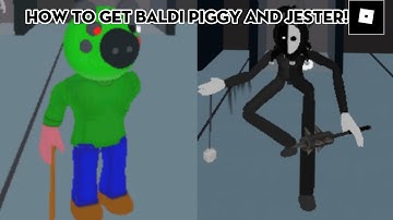 How to get "BALDI PIGGY" & "JESTER" BADGE + MORPH/SKINS IN KOREA PIGGY ROLEPLAY-ROBLOX