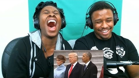 Couple reacts to "INAUGURATION DAY" — A Bad Lip Reading of Donald Trump