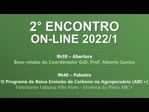 2º Encontro On-line 2022/1 - Faculdade CNA