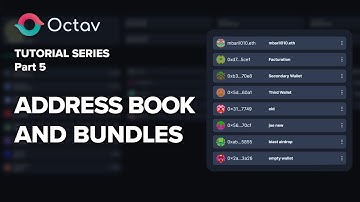 How to Use the Address Book and Bundle Wallets | Octav Tutorial Series