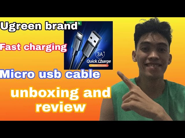 Ugreen micro usb cable unboxing review and test
