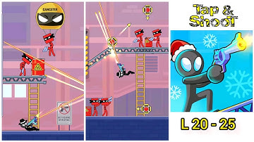 Stickman Trigger Levels 20 - 25 Gameplay Walkthrough Android Games, ios All Levels Unlock Simulator