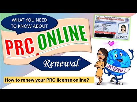 PRC Online Renewal 2022