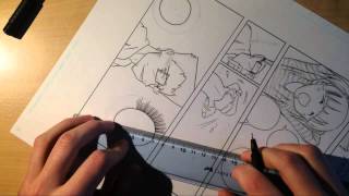 Drawing Manga Page (4) - INK & TONES