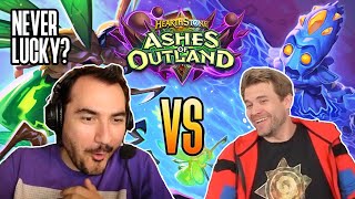 (Hearthstone) Spell Druid VS Spell Mage Who Is Never Lucky