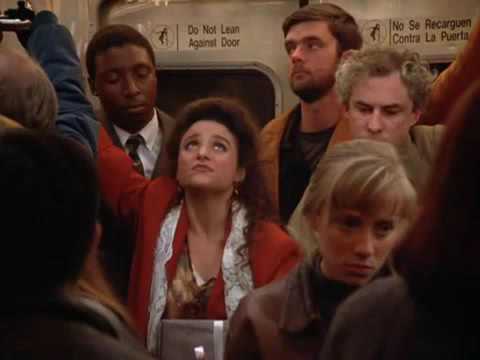 Elaine Benes on the Train