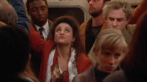 Elaine Benes on the Train