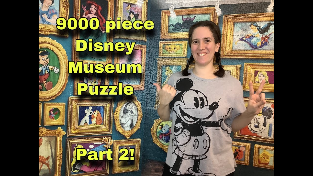 Building the 9000 PIECE Disney Museum Puzzle - Part 2 