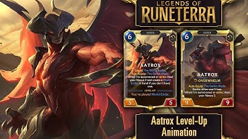 Legends of Runeterra - Aatrox Level-Up Animation