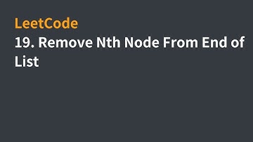 LeetCode | 19. Remove Nth Node From End of List | 中文解說