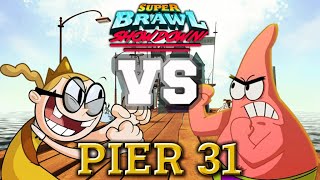 Bessie Higgenbottom Vs Patrick Star Super Brawl Showdown V0.2.5 Full Match Gameplay