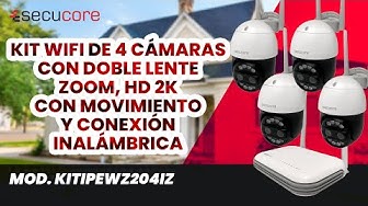 CÁMARA IP WIFI INALAMBRICA CON ZOOM Y GRABACIÓN EN NUBE. MOD. I280ZW 