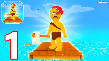 Water Raft - Survival Arcade - Gameplay Walkthrough Part 1 Ocean Raft Survival (Android, iOS)