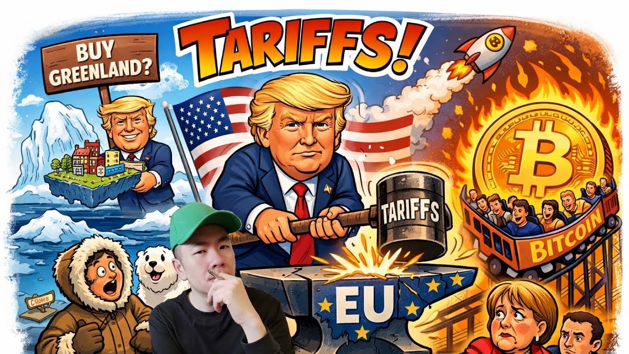 Bitcoin ว่าไง? 🤔 ทรัมป์ขู่ขึ้นภาษี!!! 🇺🇸 ถ้าสหรัฐฯ ไม่ได้ Greenland มาเชยชม 🌍⚠️