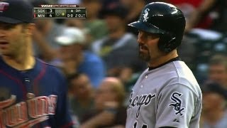 CWS@MIN: Konerko records four hits in big night