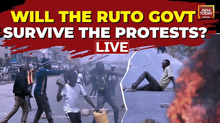 Kenya Protests Live Updates | Protest Against Finance Bill Live | Nairobi City Protest | India Today
