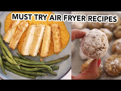 vegan-air-fryer-recipes-for-fall/autumn!-|-tofu-katsu-pumpkin-curry-&-pumpkin-spice-donut-balls