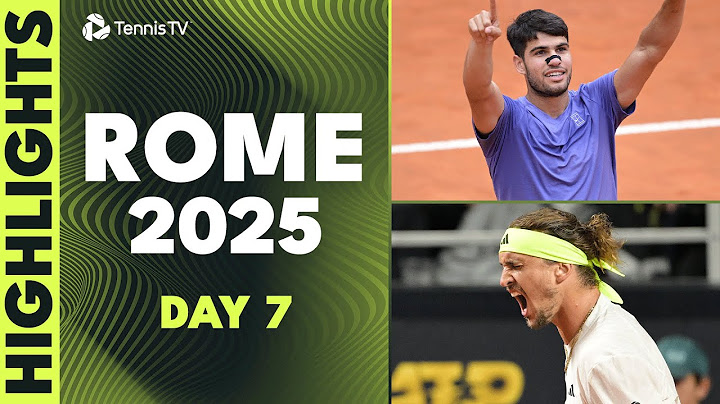 Zverev Takes On Fils; Sinner, Alcaraz, Draper, Musetti & More In Action | Rome 2025 Highlights Day 7
