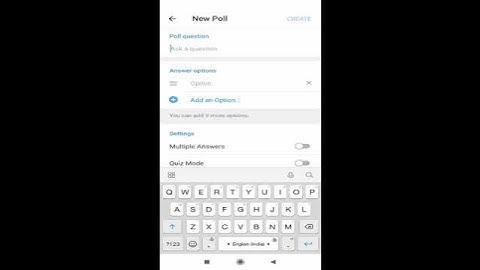 How to create Telegram Poll | Telegram | #telegram  | #tech-world-(ay)