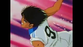 Captain Tsubasa J Hyuga Raiju Shot