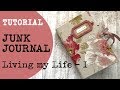 Cómo hacer un JUNK JOURNAL forrado con tela -  PARTE 1 : Estructura y cosido de cuadernillos