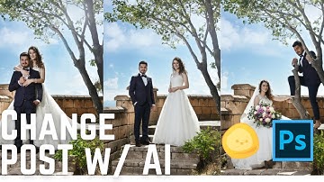 How to Change Body Pose Using AI tool in Photoshop Beta