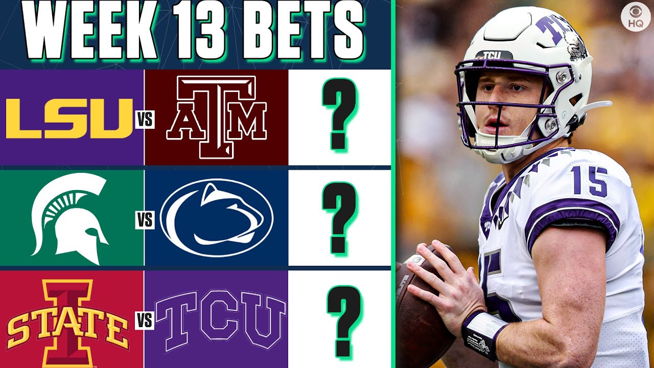 College football schedule, picks today: Week 13 games you must ...