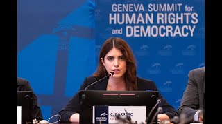 Carolina Barrero on Cuba — UN Opening, Geneva Summit 2024