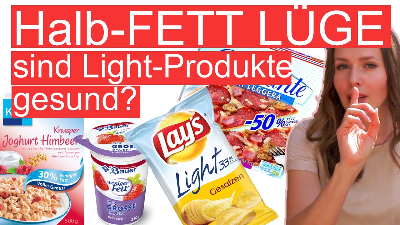 ? VOLL-FETT oder Halbfett Produkte? Gesund oder ungesund? Light vs ...