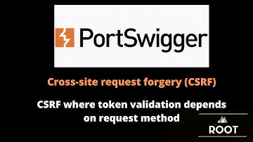 CSRF where token validation depends on request method