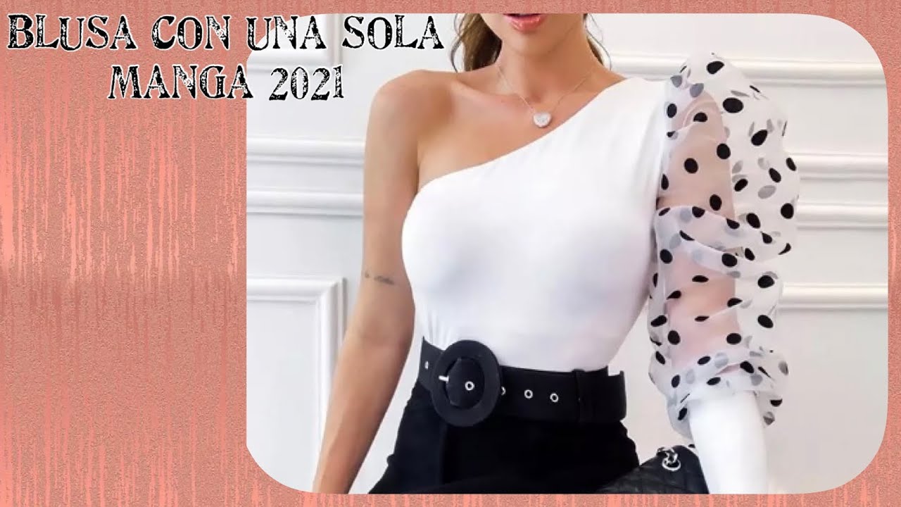 📌Blusa con una sola manga|MundoModaenRevista YouTube