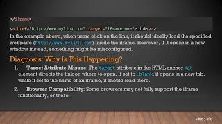 Fixing the Issue of Opening Links in an Iframe Instead of a New Tab
