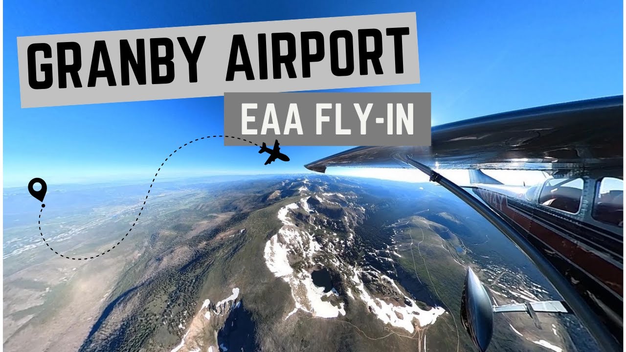 FLYING Over the CONTINENTAL DIVIDE for Pancakes | CESSNA 182