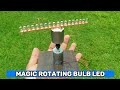 Amazing inventions you can make at home | DC Motor - LED light