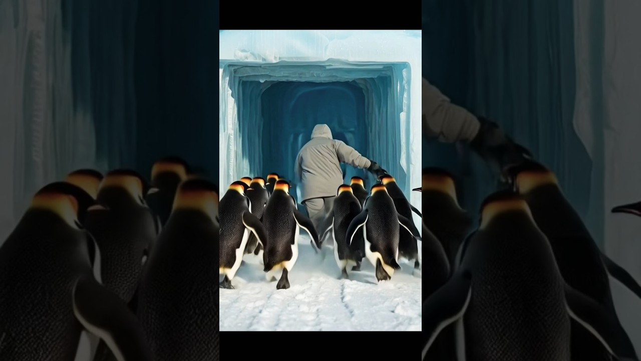 He Broke the Ice 🧊 to Save a Frozen Penguin 🐧 | Emotional Short”