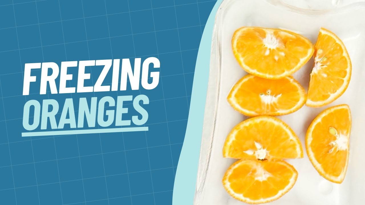 How To Freeze Oranges YouTube