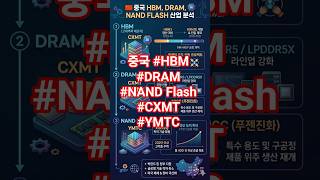 중국 #HBM #DRAM #NAND #Flash 업체 #CXMT #YMTC AI Image created by Gemini