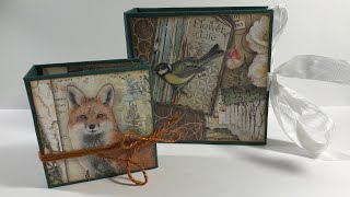 Stamperia Forest Tiny Albums Tutorial - Pt1
