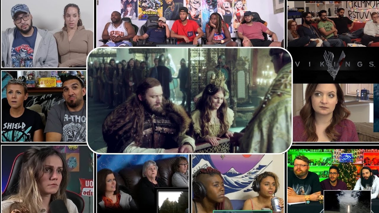 TOP "Rollo and Princess Gisla's wedding Scene" Vikings (2013) 4x1 Reactions!