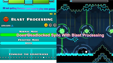 Does Deadlocked Sync With Blast Processing?