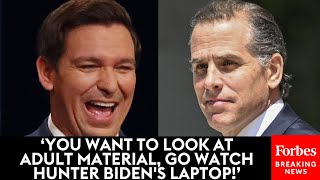DeSantis Mocks Hunter Biden, Blasts Book Ban 'Hoax' While Touting His Education Record