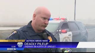 More on deadly Highway 99 pileup north of Gridley