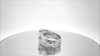 Round Princess Tension Diamond Engagement Ring Set - Knr Inc - 638.1