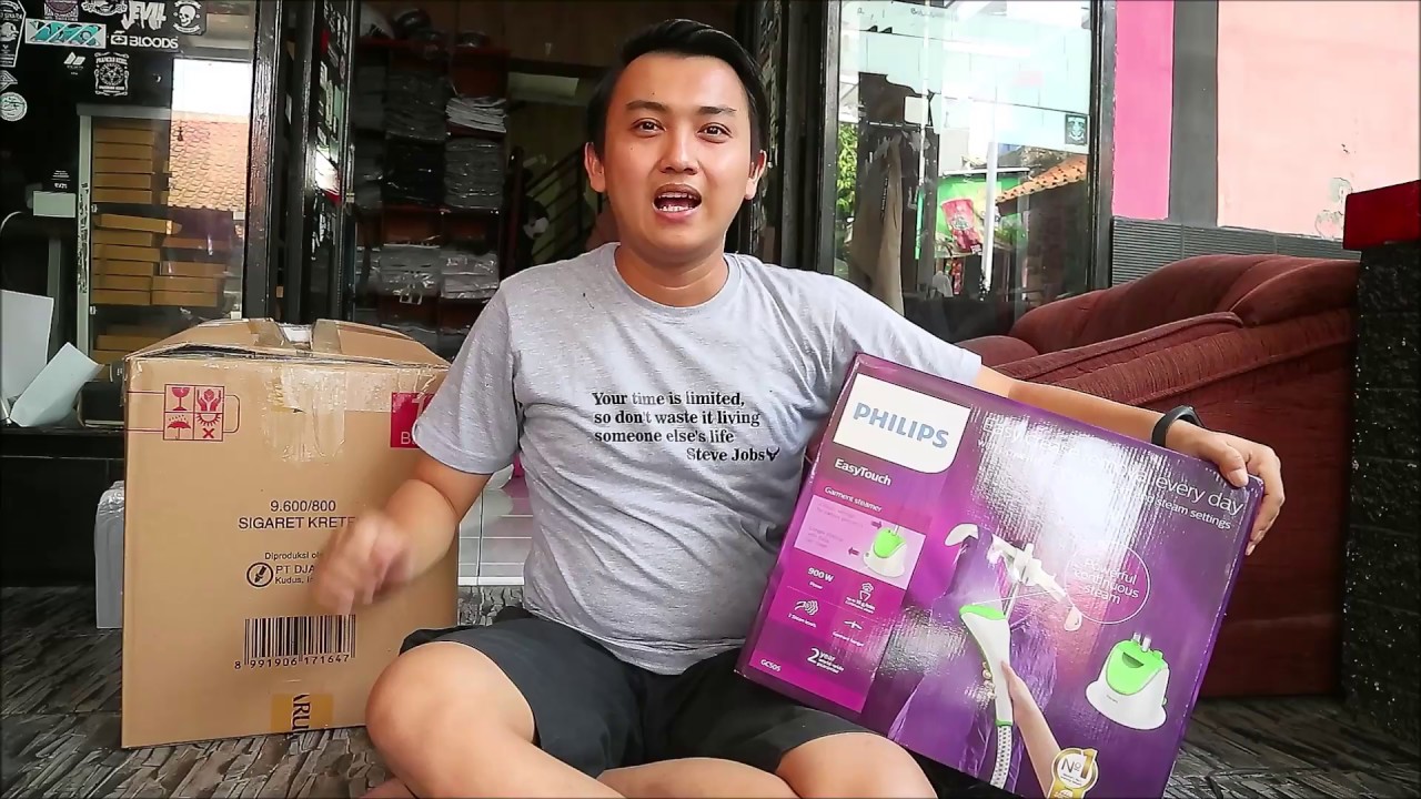 Unboxing dan Review SETRIKA UAP BERDIRI PHILIPS STEAMER 