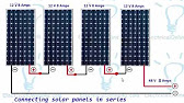 How To Wire Solar Panels In Series Urdu Hindi - YouTube