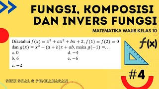 10 Soal dan Pembahasan Fungsi Kelas 10-Part 4 || Lengkap dan Detail