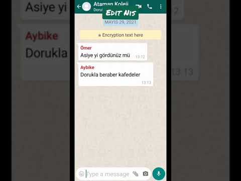 Kardeşlerim Ataman Koleji WhatsApp Sohbeti