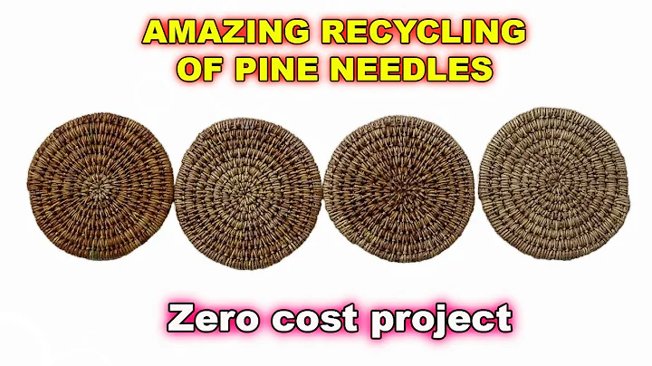 You can make coasters, trivets or placemats with pine needles! No cost project!