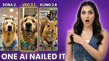 NEW AI Video Generator Kling 2.6 vs Veo 3.1 vs Sora 2 — The Test BROKE One AI