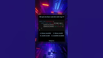 🤔 Bạn có biết Java xử lý chuỗi như thế nào không? Test ngay với câu đố này!  #JavaChalleng